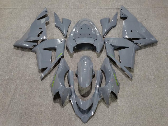 2004-2005 Glossy Grey Green Kawasaki ZX10R Motorcycle Fairings