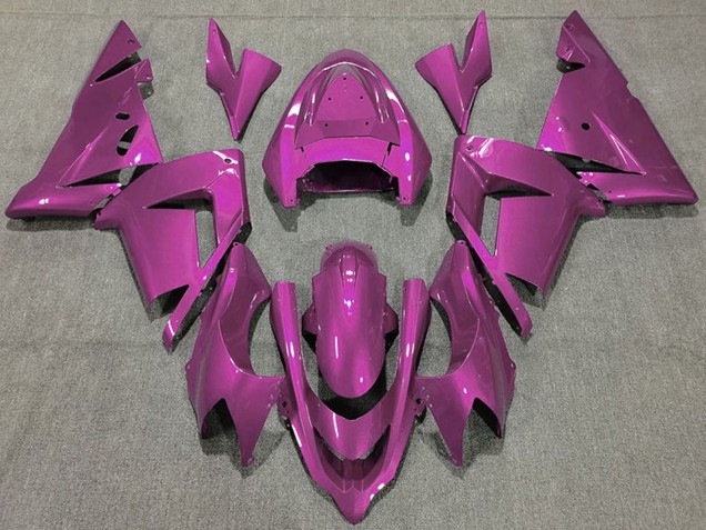 2004-2005 Glossy Purple Kawasaki ZX10R Motorcycle Fairings