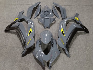 2016-2019 Nardo Grey Black Yellow Kawasaki ZX10R Motorcycle Fairings