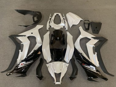 2011-2015 Pearl White Glossy Black Matte Black Kawasaki ZX10R Motorcycle Fairings