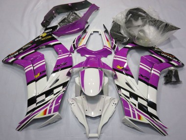 2011-2015 Purple Black White Yellow Kawasaki ZX10R Motorcycle Fairings