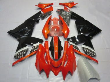 2004-2005 Red Black Kawasaki ZX10R Motorcycle Fairings