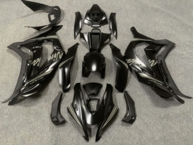 2016-2019 Matte Black Grey Ninja Kawasaki ZX10R Motorcycle Fairings