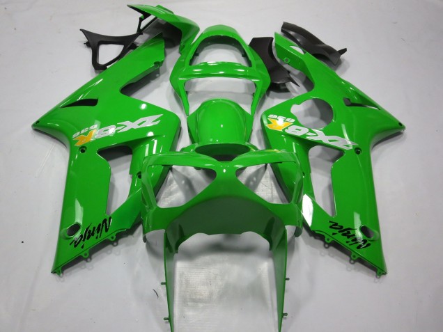2003-2004 Green OEM Style Kawasaki ZX6R Motorcycle Fairings