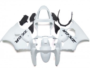 2000-2002 Glossy White Kawasaki ZX6R Motorcycle Fairings