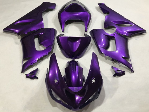 2005-2006 Purple Kawasaki ZX6R Motorcycle Fairings