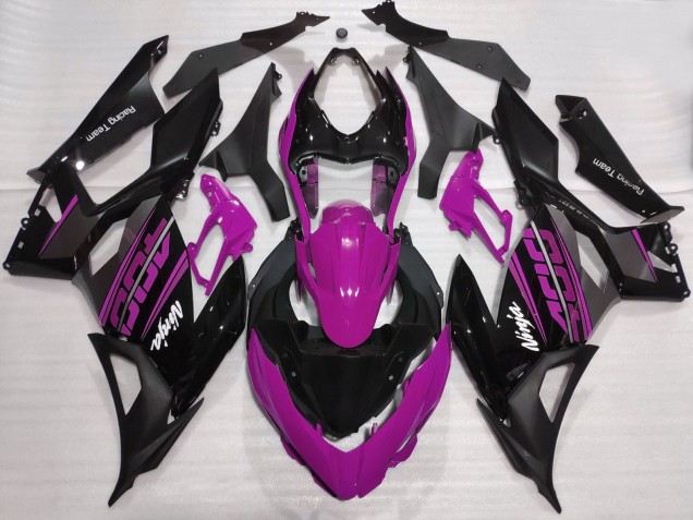 2018-2024 Purple Glossy Black Matte Black OEM Style Kawasaki Ninja 400 Motorcycle Fairings