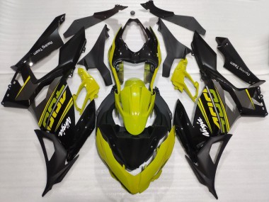 2018-2024 Yellow Glossy Black Matte Black OEM Style Kawasaki Ninja 400 Motorcycle Fairings