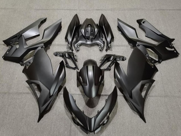 2018-2024 Matte Black Kawasaki Ninja 400 Motorcycle Fairings