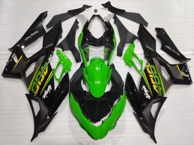 2018-2024 Green Glossy Black Matte Black OEM Style Kawasaki Ninja 400 Motorcycle Fairings