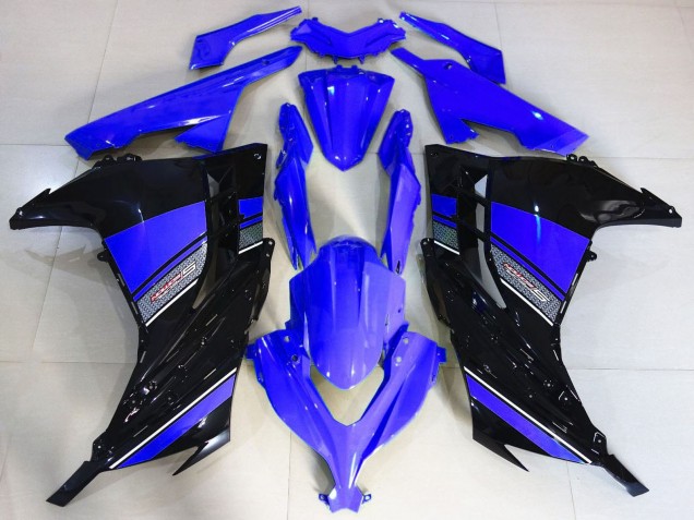 2013-2018 Blue Black Kawasaki Ninja 300 Motorcycle Fairings