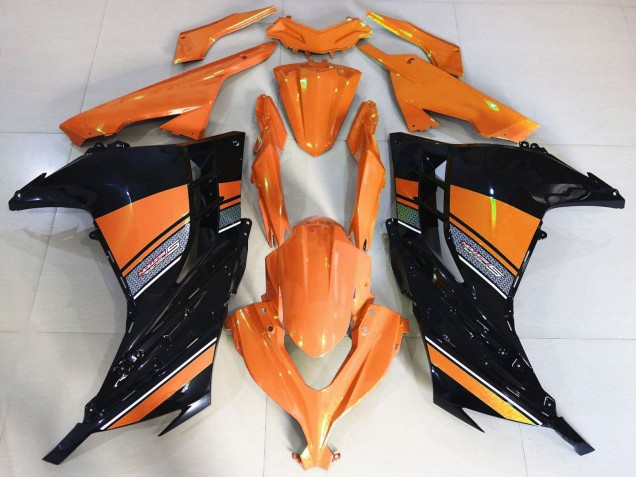 2013-2018 Orange Black Kawasaki Ninja 300 Motorcycle Fairings