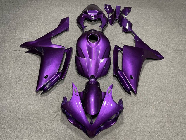 2007-2008 Purple Yamaha R1 Motorcycle Fairings