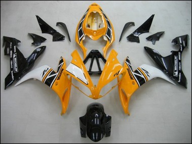 2004-2006 Yellow White Black OEM Style Yamaha R1 Motorcycle Fairings