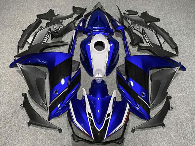 2015-2018 Blue White Black Yamaha R3 Motorcycle Fairings