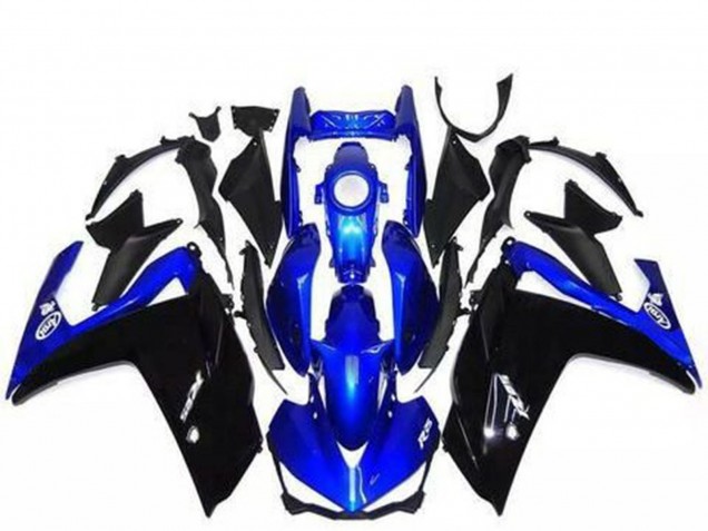 2015-2018 Blue Glossy Black Yamaha R3 Motorcycle Fairings