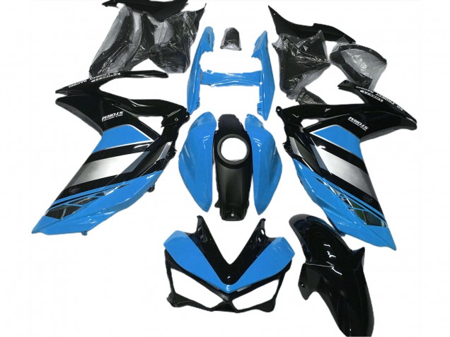 2015-2018 Blue Silver Glossy Black Yamalube Yamaha R3 Motorcycle Fairings