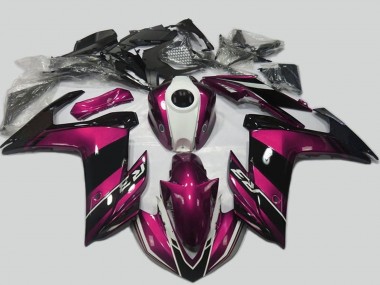 2015-2018 Purple White Glossy Black Yamaha R3 Motorcycle Fairing Kits
