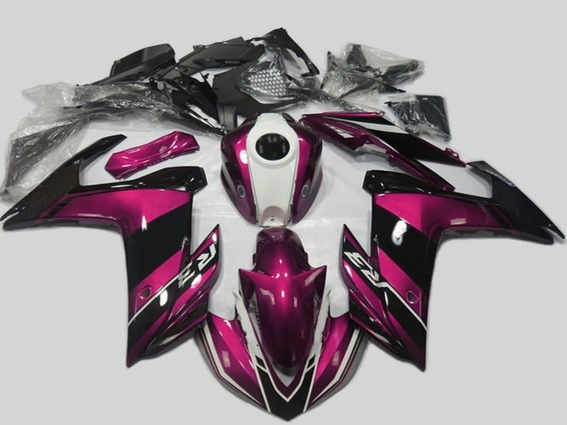 2015-2018 Purple White Glossy Black Yamaha R3 Motorcycle Fairing Kits