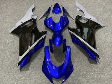 2017-2023 Grey Blue Glossy Black Yamaha R6 Motorcycle Fairings