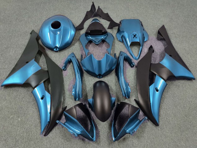 2008-2016 Blue Matte Black Yamaha R6 Motorcycle Fairings