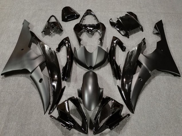 2008-2016 Glossy Black Matte Black Yamaha R6 Motorcycle Fairings