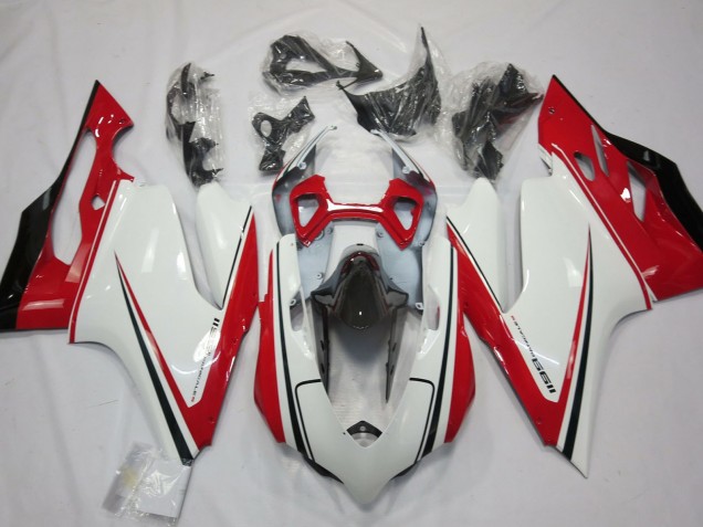 2011-2014 White Red Black Green Ducati 1199 Motorcycle Fairing