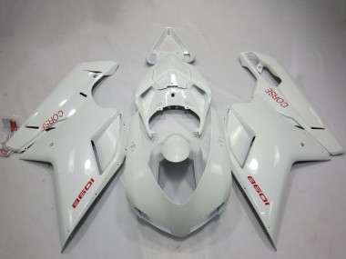 2007-2014 White Corse Ducati 1098 Motorcycle Fairings