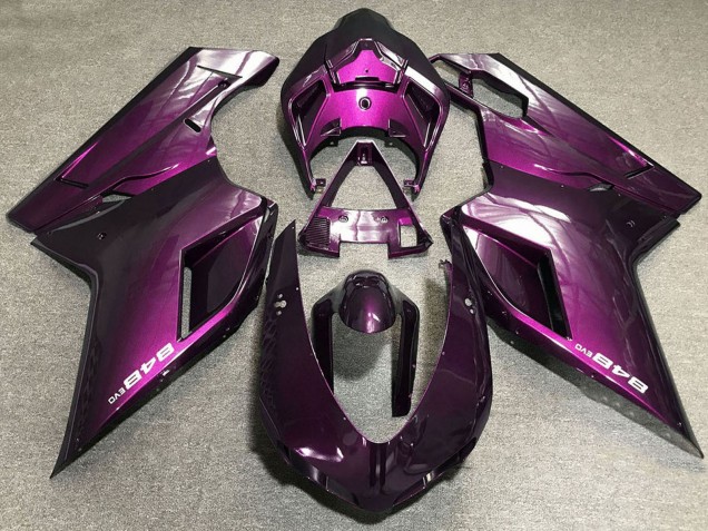 2007-2014 Purple Ducati 848 Motorcycle Fairings