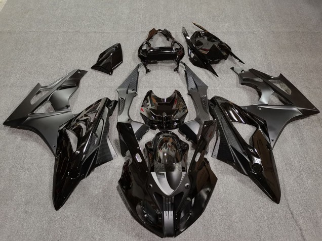 2009-2014 Glossy Black Matte Black Carbon Fiber BMW S1000RR Motorcycle Fairings