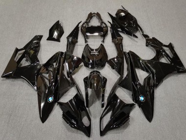 2009-2014 Glossy Black BMW S1000RR Motorcycle Fairings