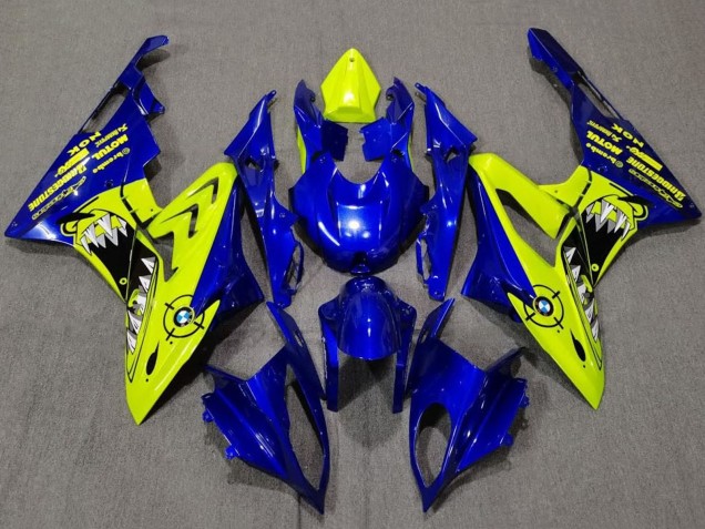 2009-2014 Yellow Blue Shark BMW S1000RR Motorcycle Fairings