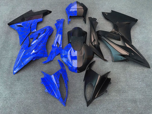2015-2016 Blue Matte Black Split BMW S1000RR Motorcycle Fairings