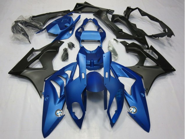 2009-2014 Blue Matte Black BMW S1000RR Motorcycle Fairing Kits