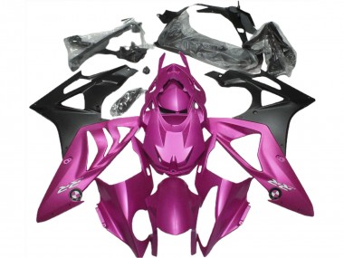 2009-2014 Hot Pink Matte Black BMW S1000RR Motorcycle Fairings