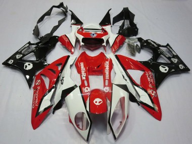 2009-2014 White Red Glossy Black BMW S1000RR Motorcycle Fairing
