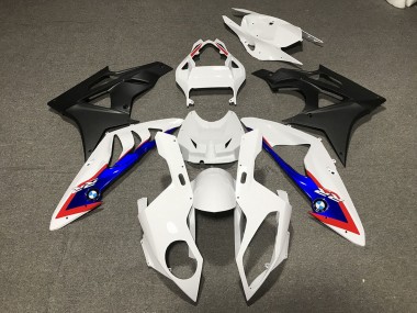 2009-2014 White Red Blue Matte Black BMW S1000RR Motorcycle Fairings