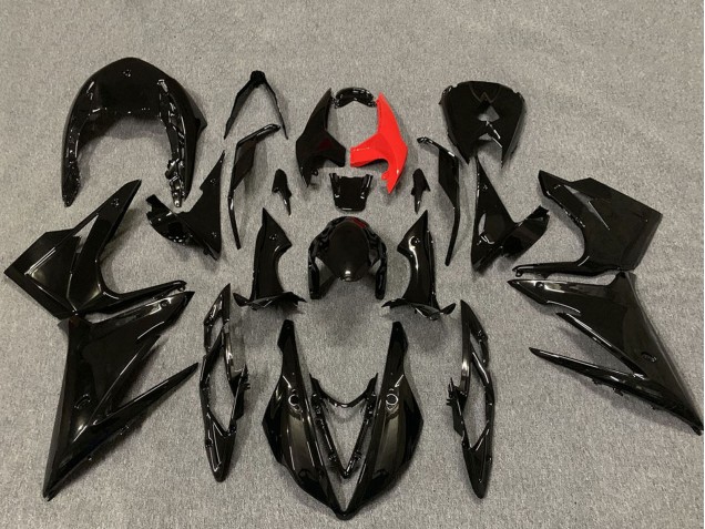 2013-2016 Glossy Black Triumph Daytona 675 Motorcycle Fairings