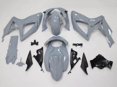 2006-2007 Nardo Grey Suzuki GSXR 600 / GSXR 750 Motorcycle Fairing Kits
