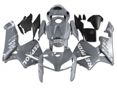 2005-2006 Nardo Grey White Repsol Honda CBR600RR Motorcycle Fairings