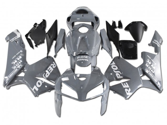 2005-2006 Nardo Grey White Repsol Honda CBR600RR Motorcycle Fairings