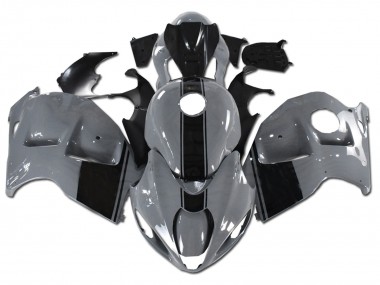 1996-2007 Nardo Grey Black No Decal Suzuki GSXR 1300 Hayabusa Motorcycle Fairings
