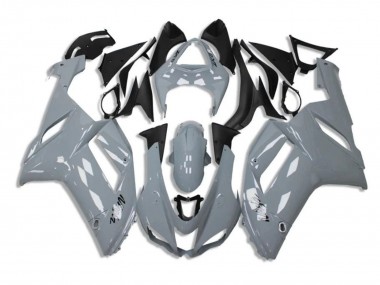 2007-2008 Nardo Grey Kawasaki ZX6R Motorcycle Fairings