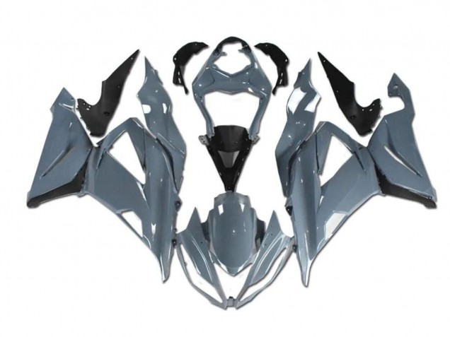 2013-2018 Nardo Grey Kawasaki ZX6R Motorcycle Fairings