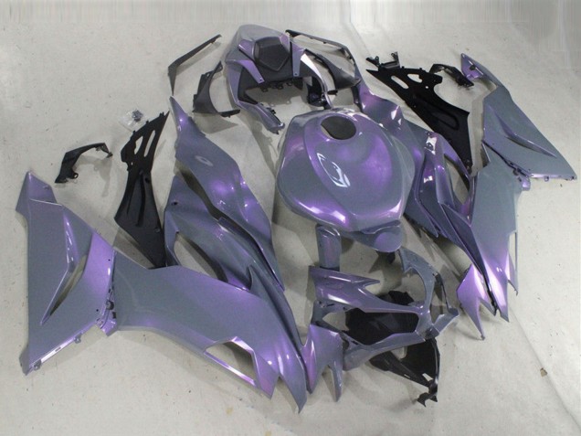 2019-2022 Chameleon Grey Dazz Pearl Purple Kawasaki ZX6R Motorcycle Fairings