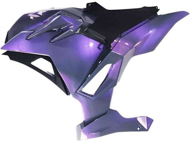 2024-2025 Chameleon Grey Dazz Pearl Purple Kawasaki Ninja 500 EX500R Motorcycle Fairings