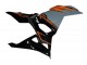 2024-2025 Nardo Grey Orange Black Kawasaki Ninja 500 EX500R Motorcycle Fairings