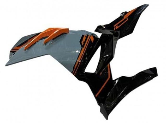 2024-2025 Nardo Grey Orange Black Kawasaki Ninja 500 EX500R Motorcycle Fairings