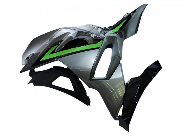 2024-2025 Grey Green Black Kawasaki Ninja 500 EX500R Motorcycle Fairings