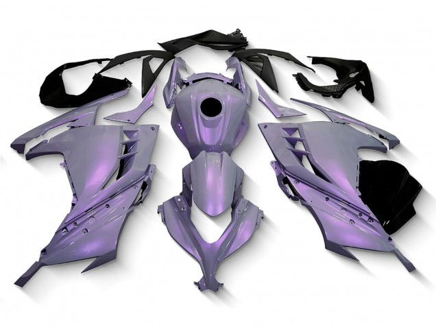 2013-2024 Chameleon Grey Dazz Pearl Purple Kawasaki EX300 Motorcycle Fairings